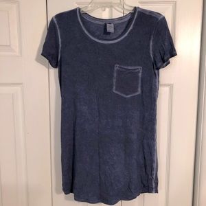 Garage Blue Tshirt Dress